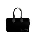 RAACKS Duffle Bag in Black Leather